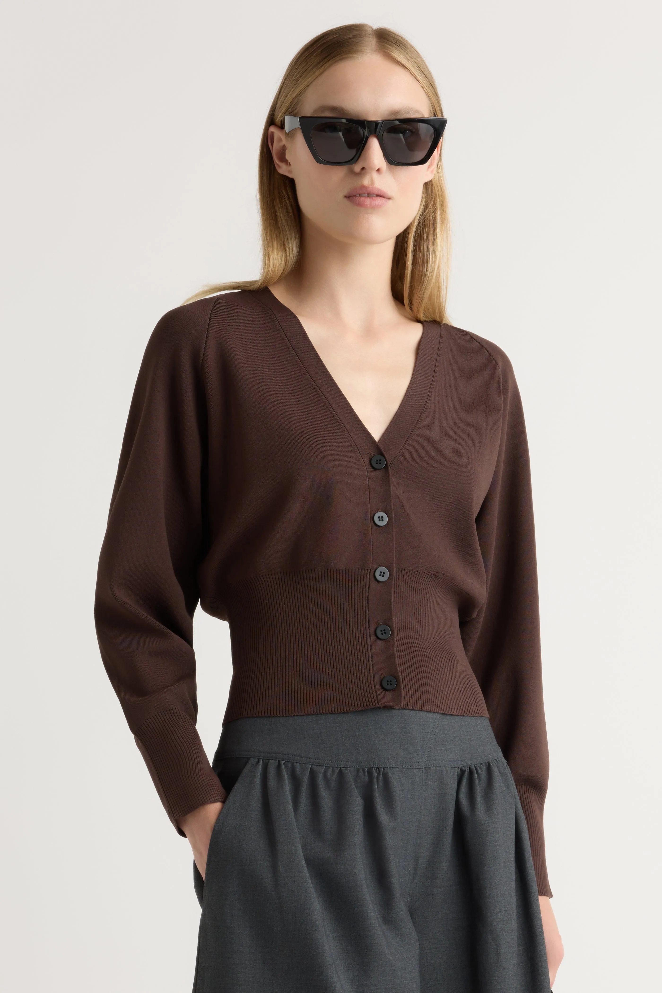 Soft & Cozy Casual Comfort Layer Carson Button-Front Cardigan