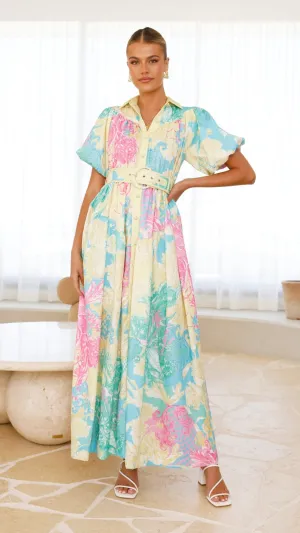 Milan Maxi Dress - Sun Kissed Summer Night Calm