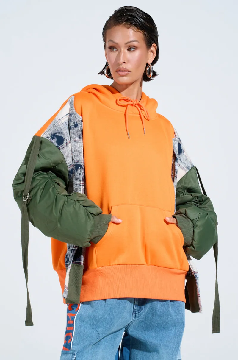 Outdoor Chic MY EX IS MY BIGGEST FAN REBUILT SWEATSHIRT