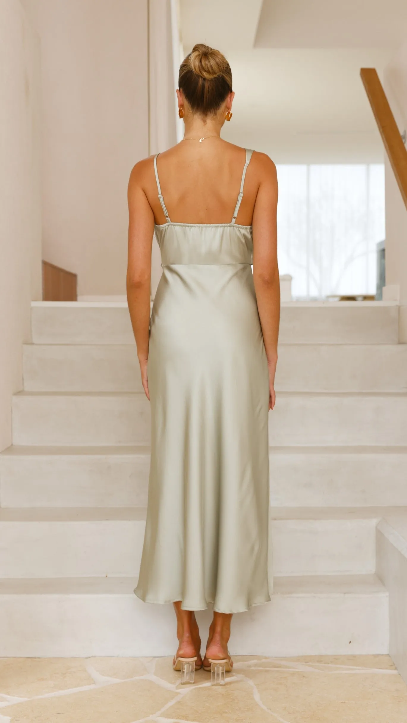 Audrey Maxi Dress - Olive Desert Glow Water Glow