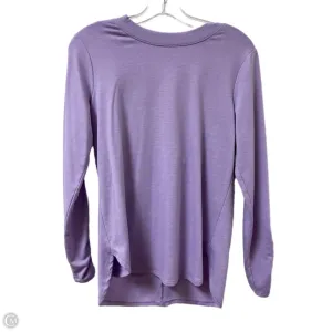 Athletic Sweatshirt Crewneck By Rbx In Purple, Size: S DoubleLayered Collar