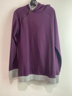 FrictionResistantFabric Sweatshirt Hoodie By Clothes Mentor In Purple, Size: Xl