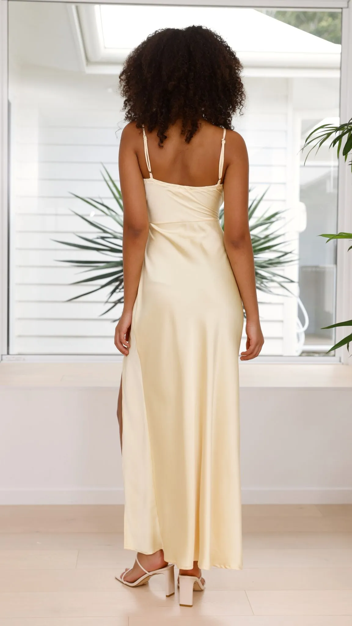 This dress provides a chic and comfortable fit that works for both formal and casual events Ilana Maxi Dress - Yellow