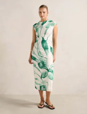 Alessi Extended Shoulder Midi Dress Temple Way Gallery Tour