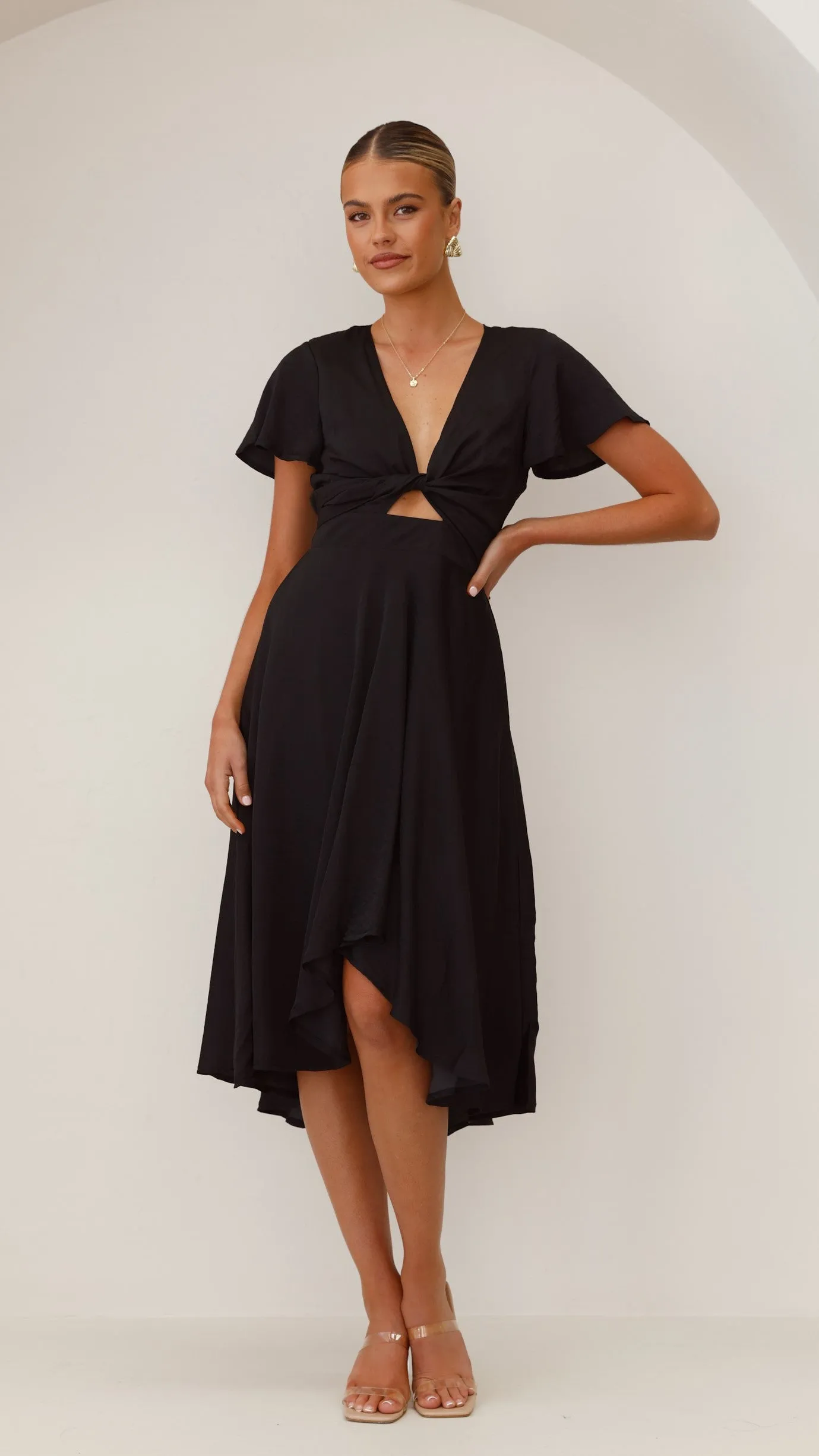 Sophisticated Fit Sunny Daze Dress - Black