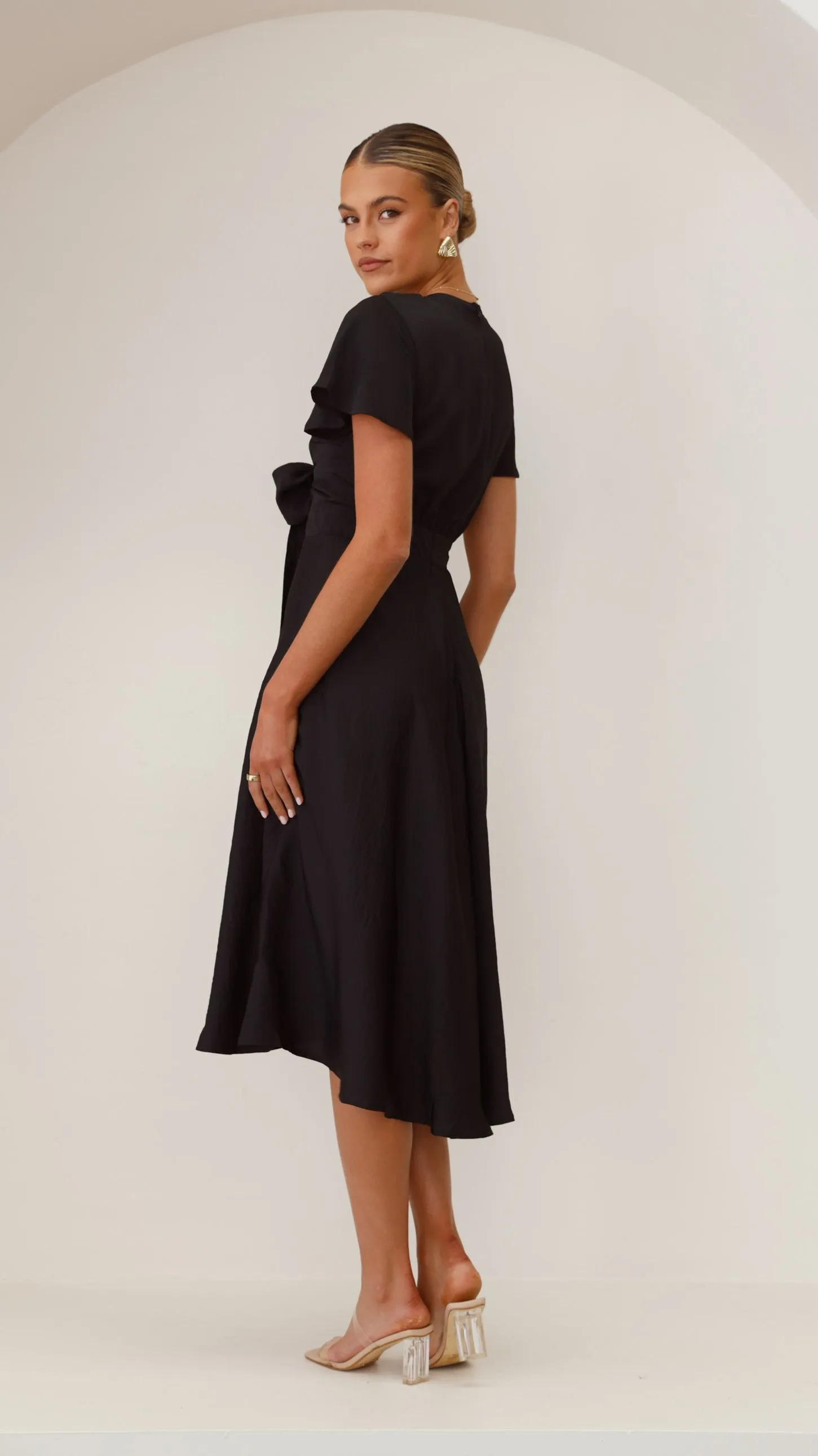 Sunny Daze Dress - Black Dress for warm weather Dinner Hall