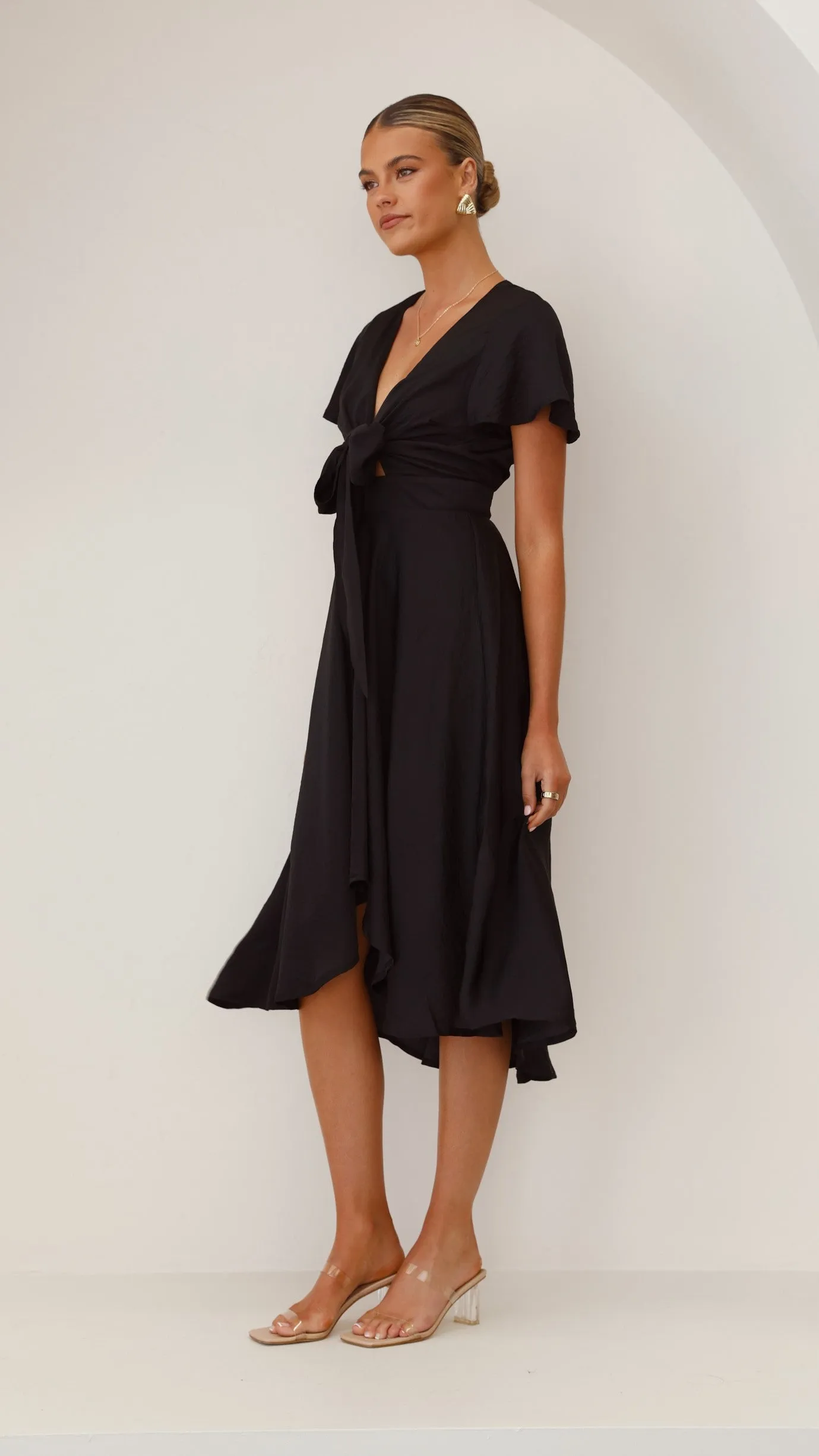 Sunny Daze Dress - Black Emerald Glow Graceful Flow