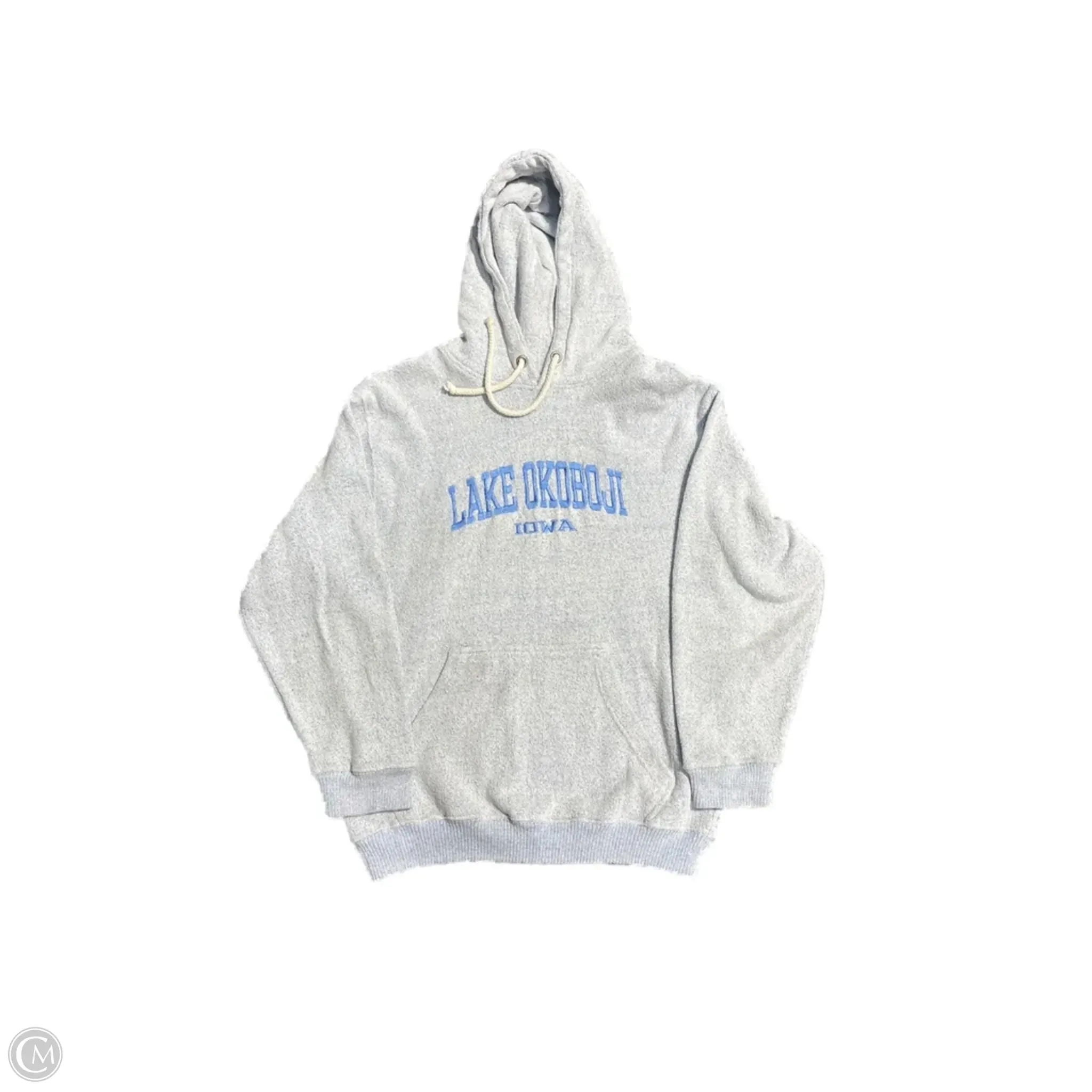 Sweatshirt Hoodie By Cme In Blue, Size: L Body Free