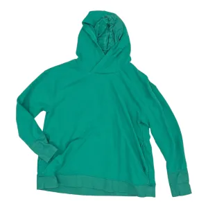 Sweatshirt Hoodie By Free People In Green, Size:L FlexibleCuff HypoallergenicYarn