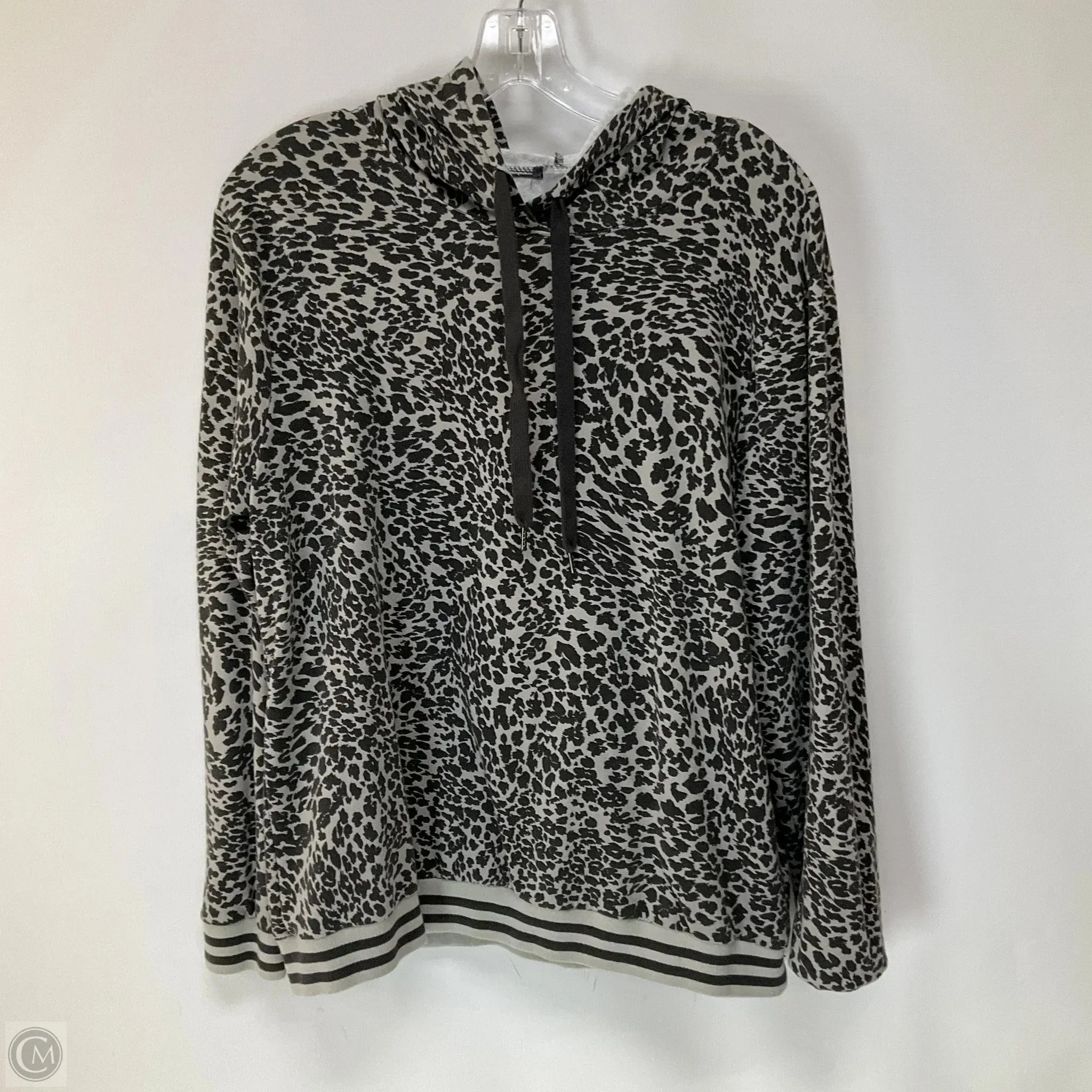 SnagFree Surface Fashionable Look Athletic Sweatshirt Hoodie By Cmc In Animal Print, Size: L