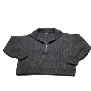 Sweatshirt Collar By Vince Camuto In Grey, Size: Xl PressureRelief Seams