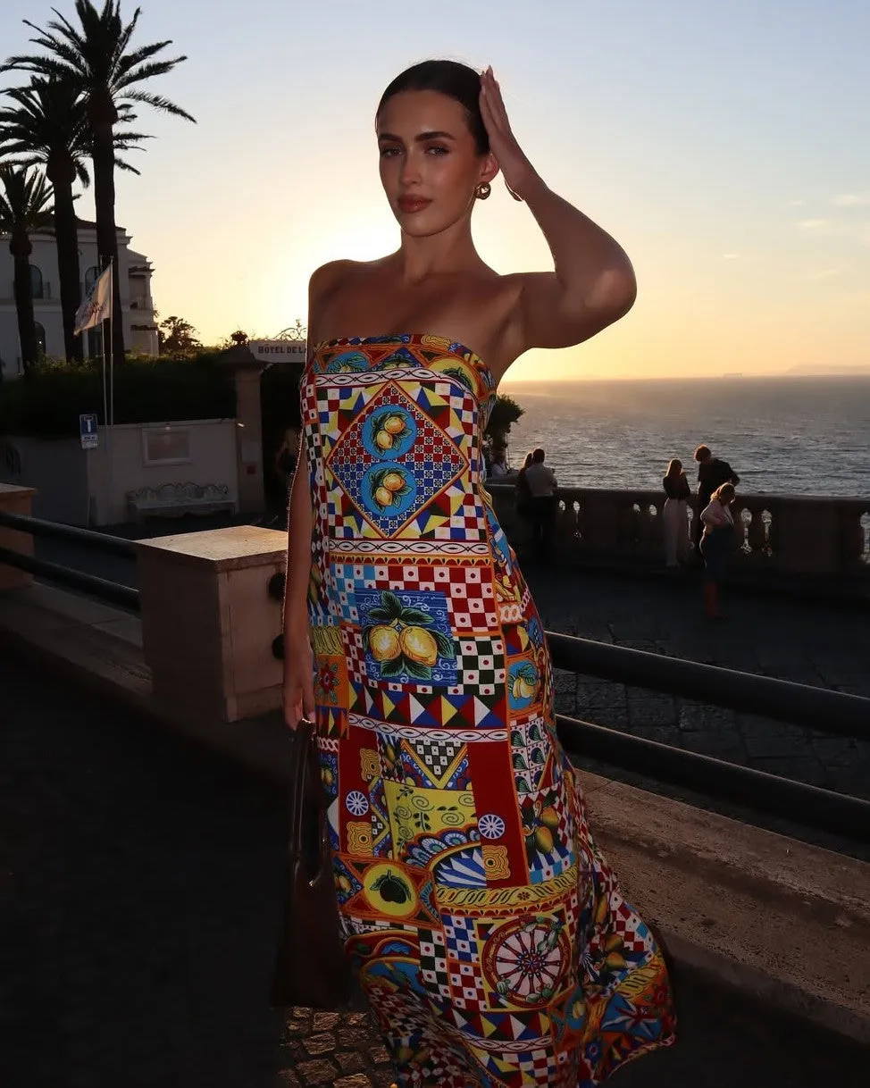 Urban Glow Phaedra Maxi Dress - Phaedra Print