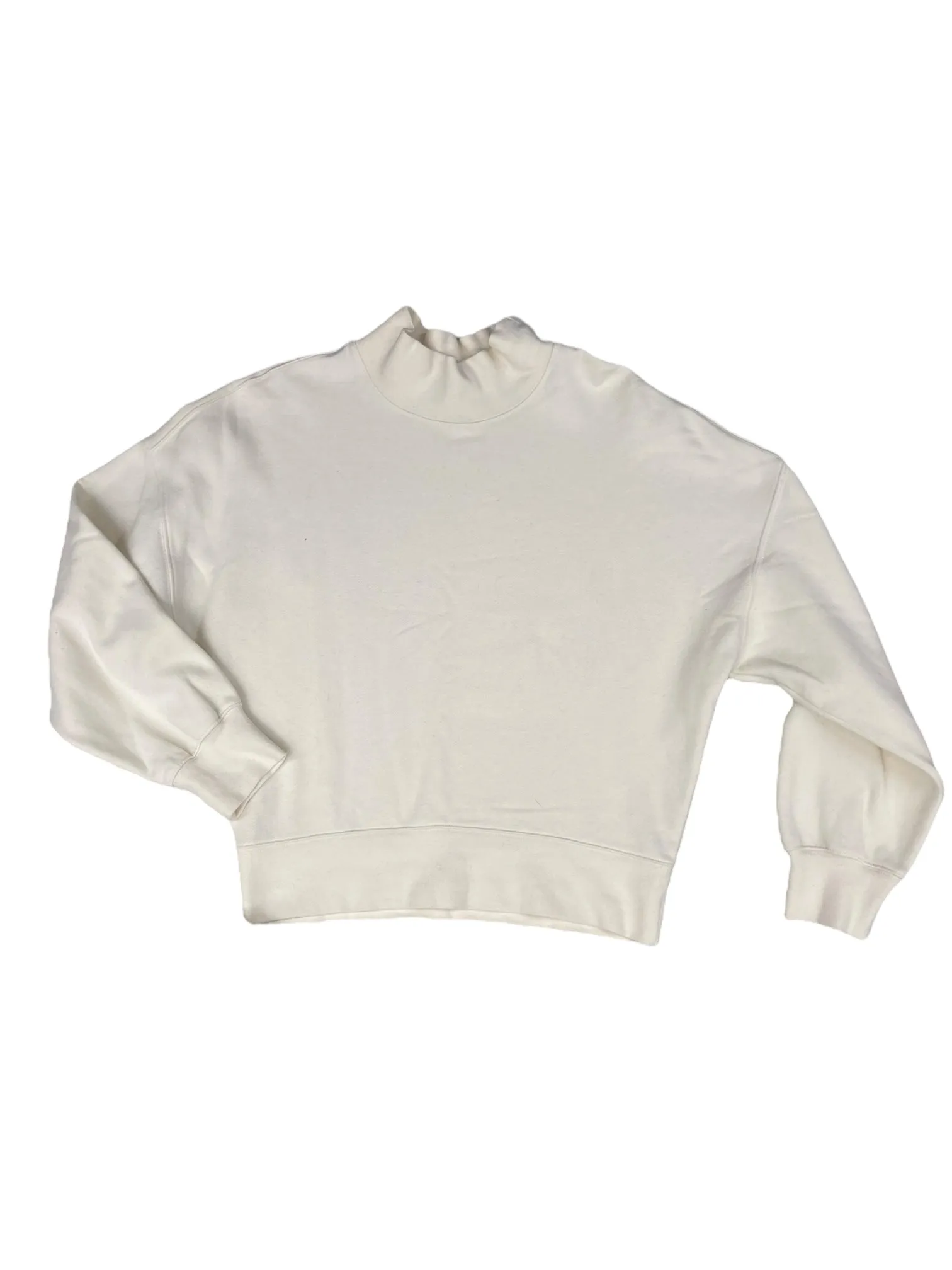 GentleWaistband Sweatshirt Collar By Rails In Cream, Size: M