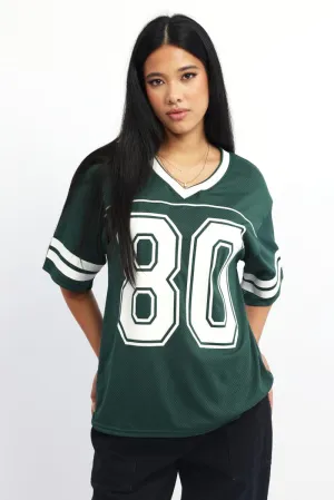 Green Sport Tee Short Sleeve Cozy and Comfortable Comfy Apparel