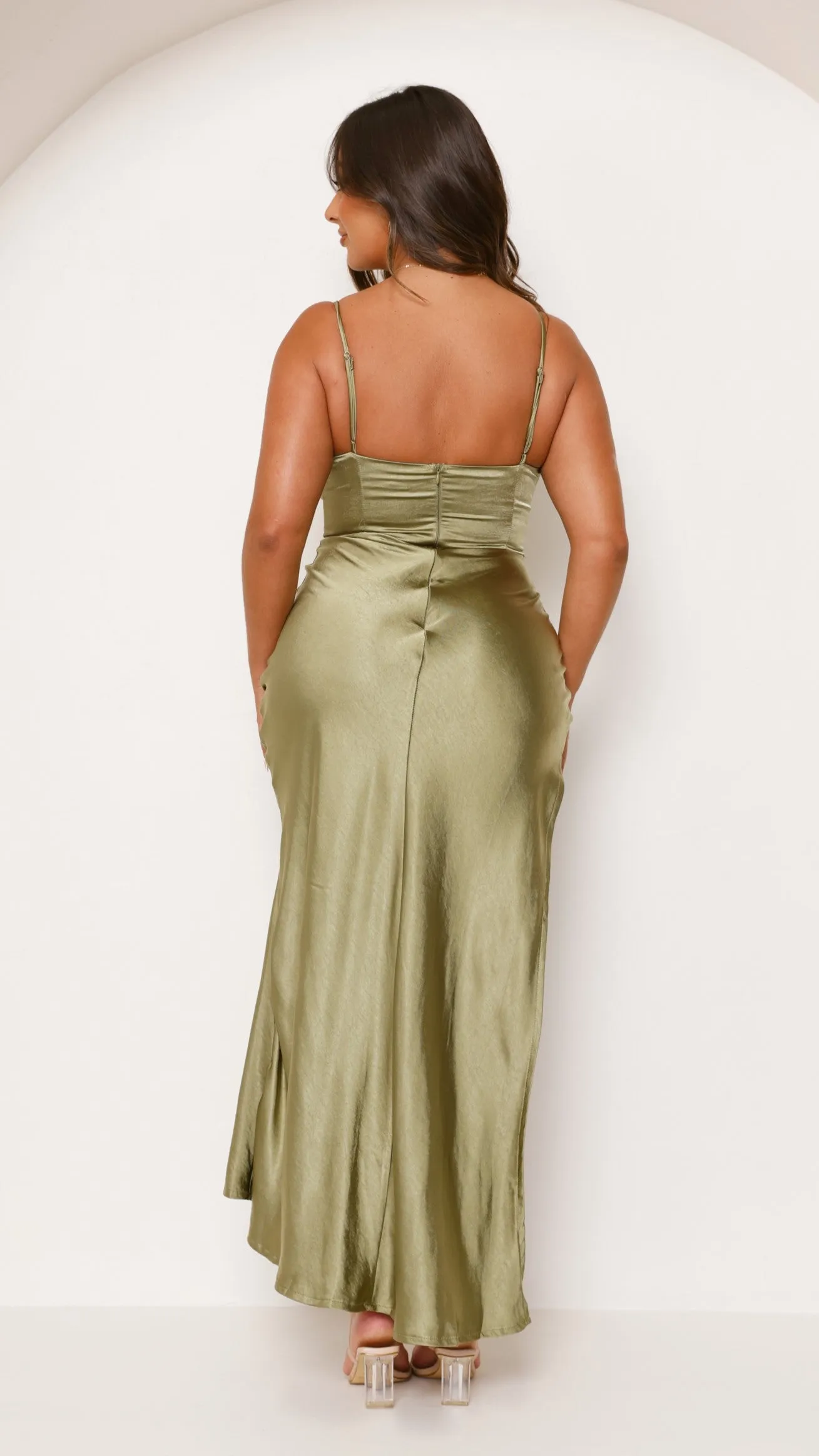 Heroine Mood Ava Maxi Dress - Olive