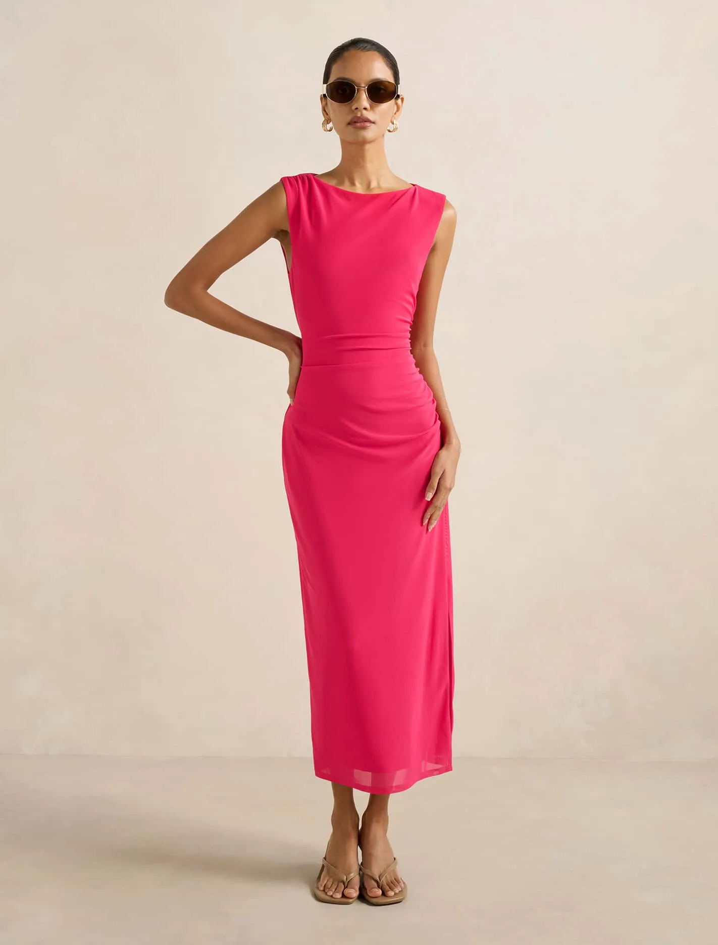 Ally Petite Jersey Midi Dress Opera Hall Comfy All Day