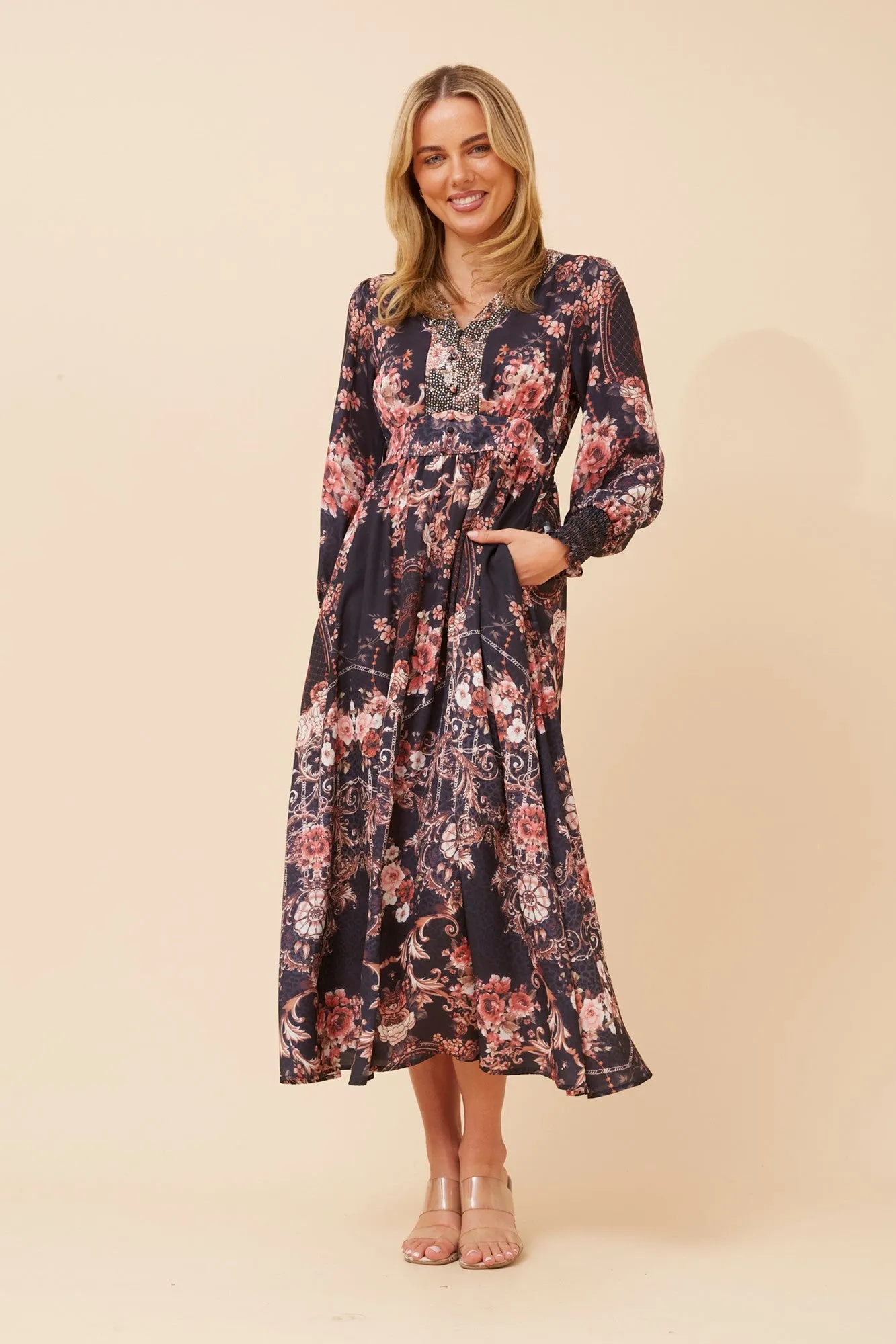 FARAN ARABESQUE DRESS Effortless chic dress Sunday Stroll