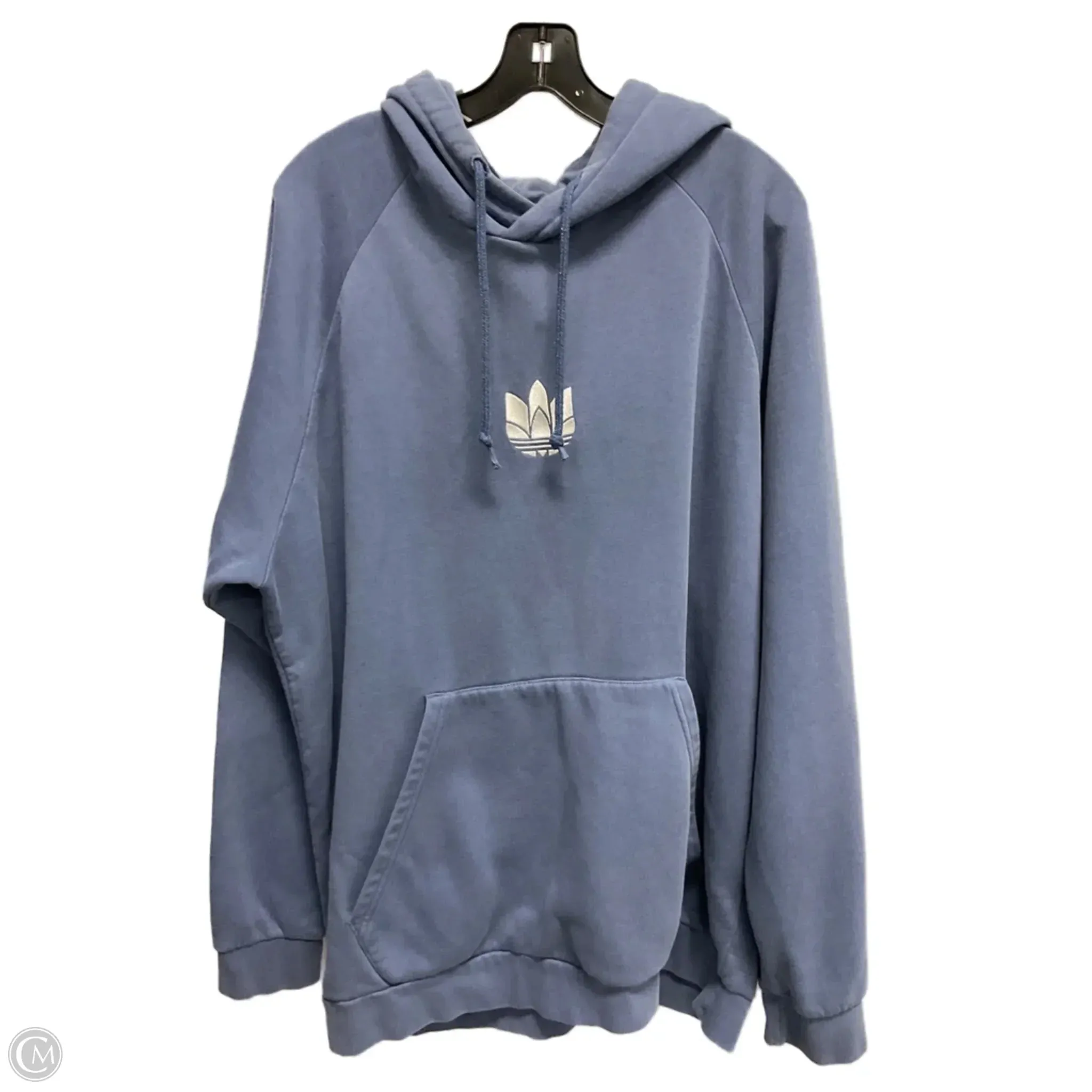 Sweatshirt Hoodie By Adidas In Blue, Size: Xl Feather Glow Joy Mood