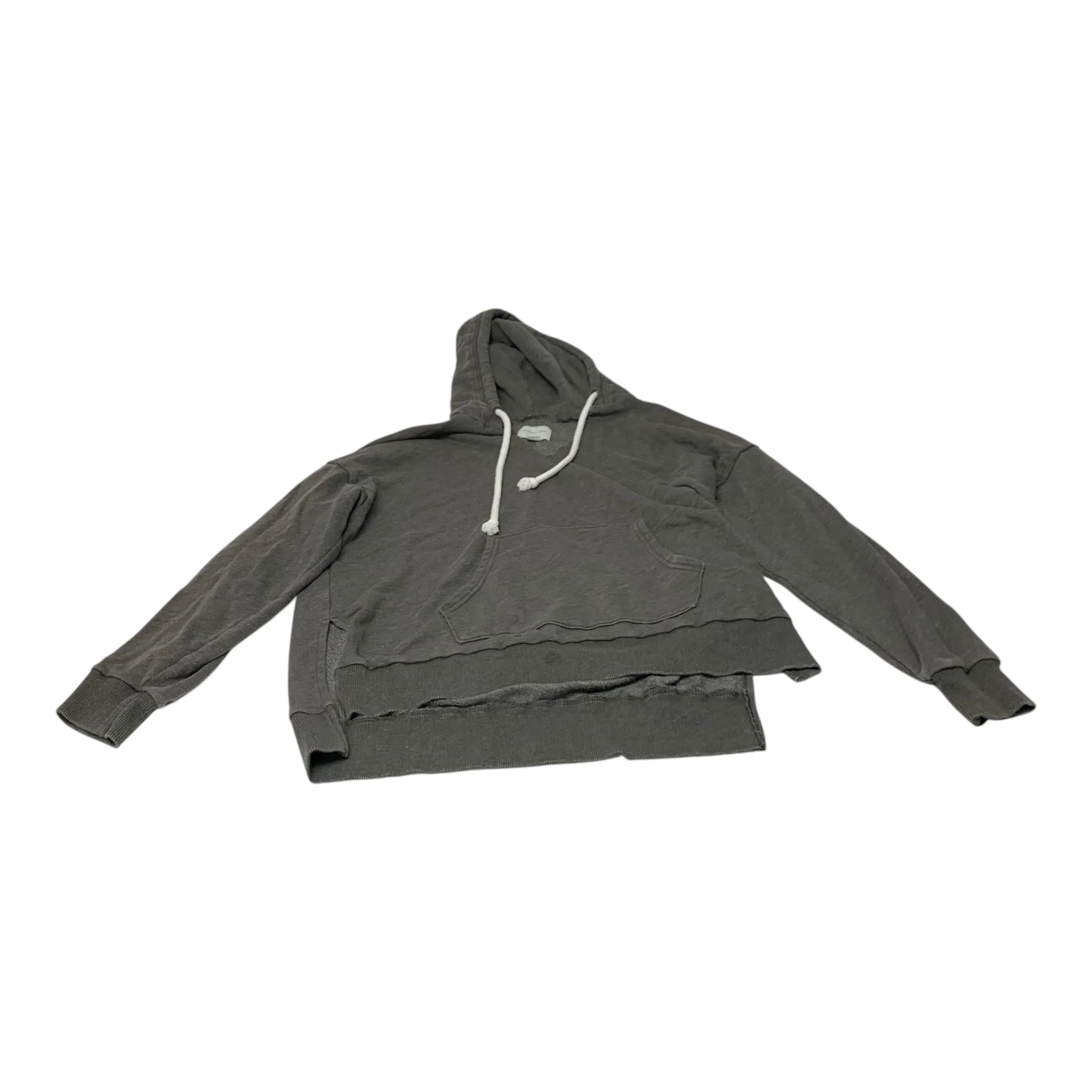 AbrasionResistantFabric Sweatshirt Hoodie By American Eagle In Grey, Size: S