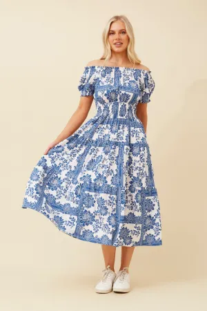 Easy Match Flight Hall ADALIA OFF SHOULDER MIDI DRESS