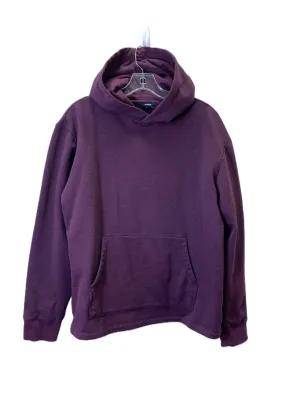 Shoot Mood Sweatshirt Hoodie By Express In Maroon, Size: M