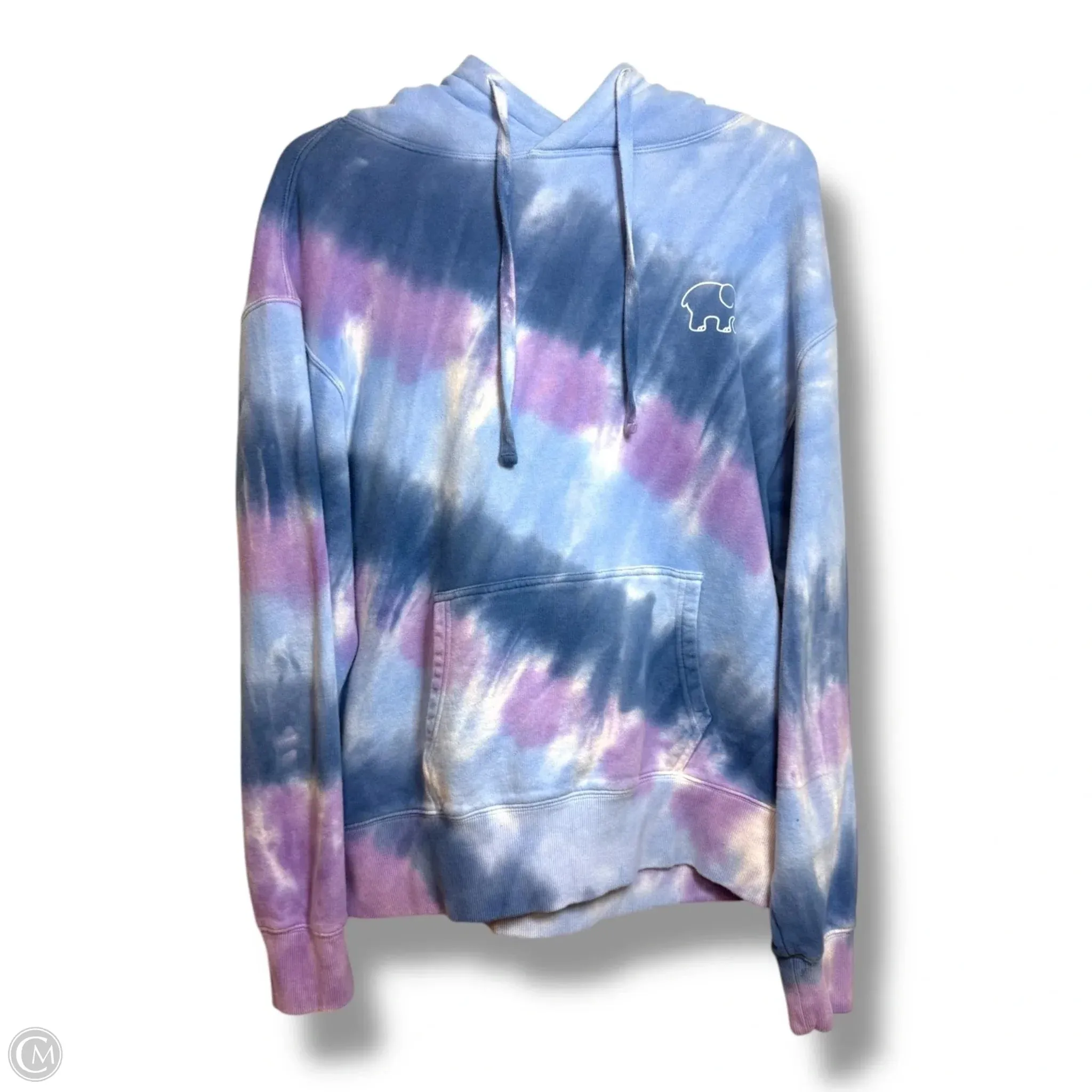 Sweatshirt Hoodie By Ivory Ella In Tie Dye, Size: S Athletic Hoodie Cozy Style