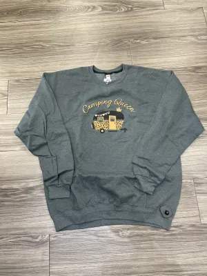 Sweatshirt Crewneck By Fruit Of The Loom In Grey, Size: Xl SmoothFinish Forest Air