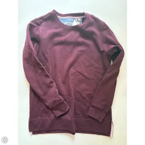 Reinforced Stitching Model Glow Sweatshirt Crewneck By Orvis In Maroon, Size: S