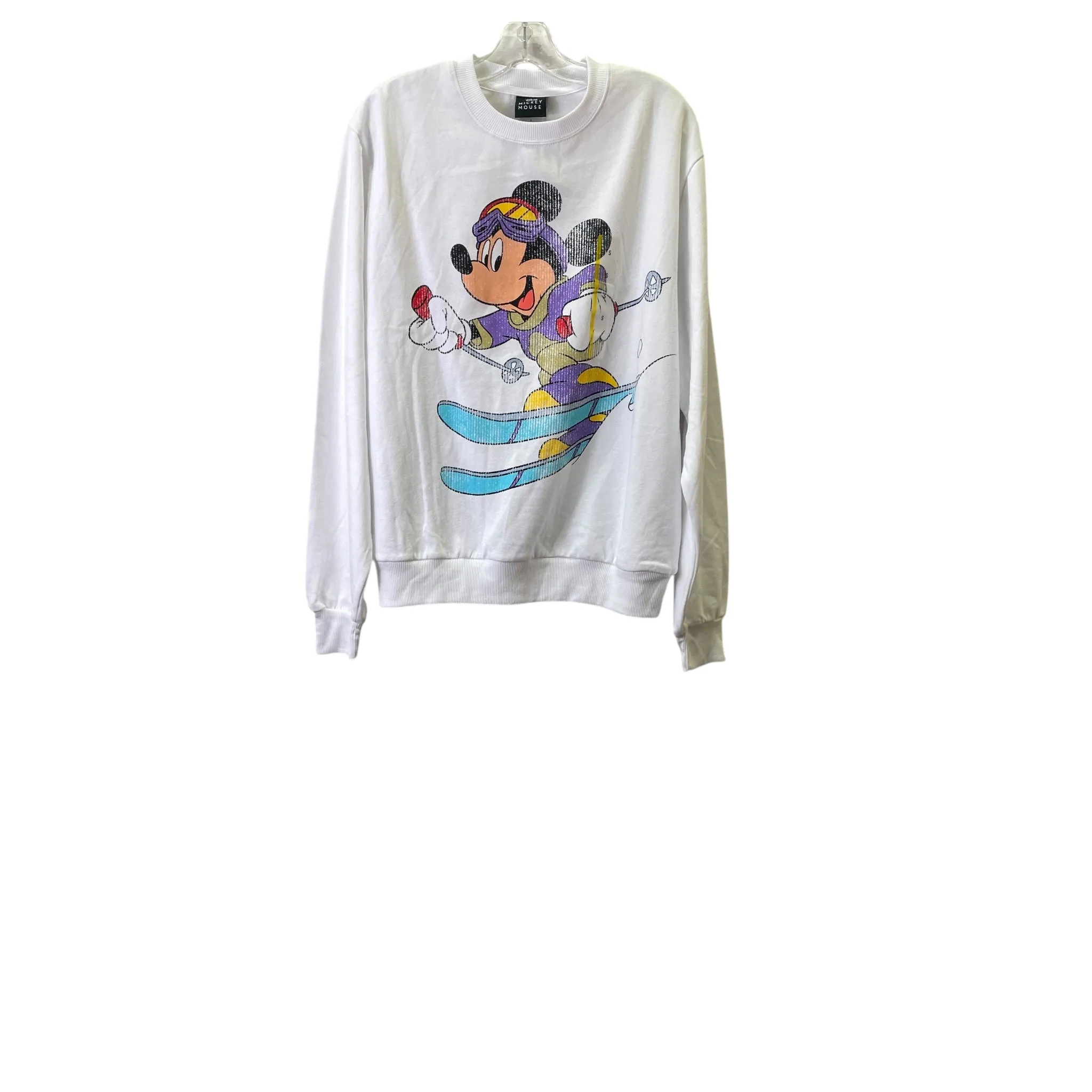Sweatshirt Crewneck By Disney Store In White, Size:S Simple Dress