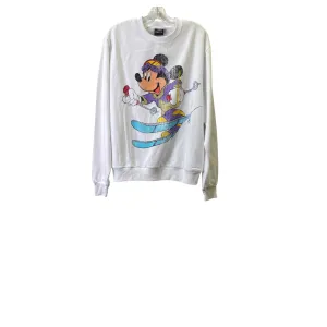 Sweatshirt Crewneck By Disney Store In White, Size:S Simple Dress