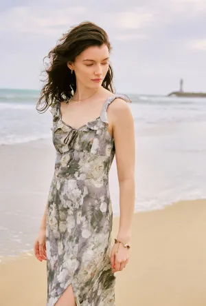 Stretch Ease NonRestrictiveFit Tiana Dress - Sage Floral