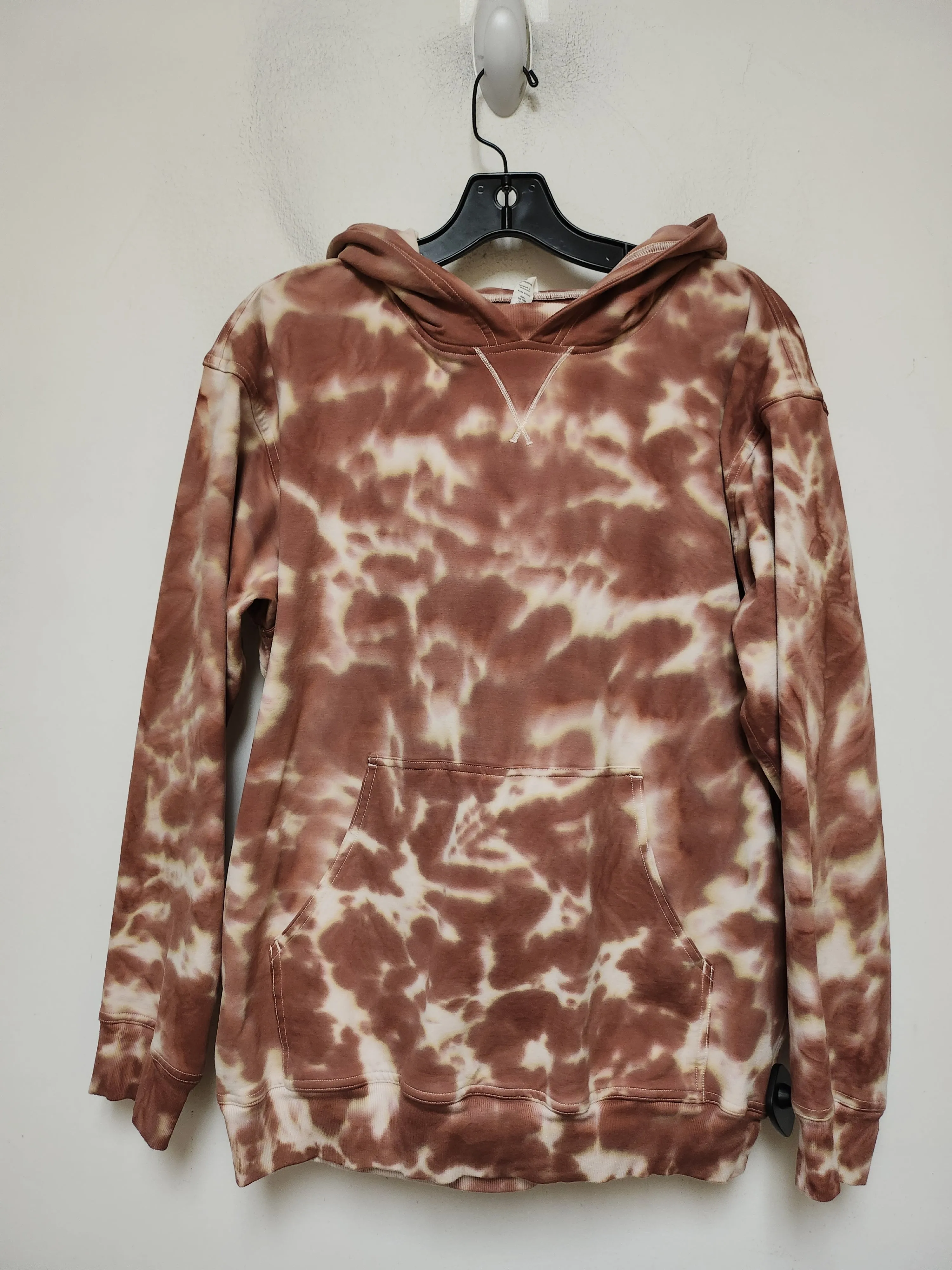 Thermal Insulation Evening Chic Athletic Sweatshirt Hoodie By Lululemon In Tie Dye Print, Size: 10