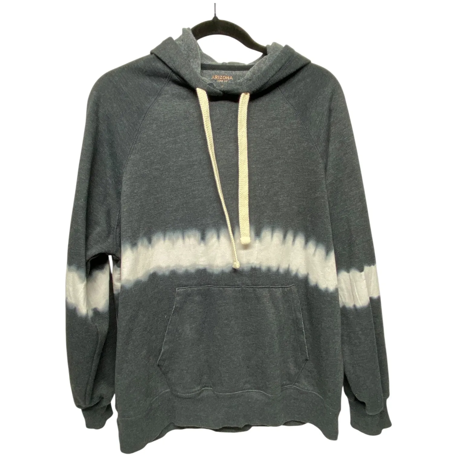 KnotFree Tailoring Sweatshirt Hoodie By Arizona In Grey & White, Size: S