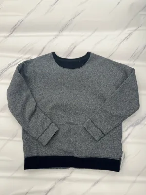 Cool Nylon Athletic Sweatshirt Crewneck By Lululemon In Grey, Size: 6