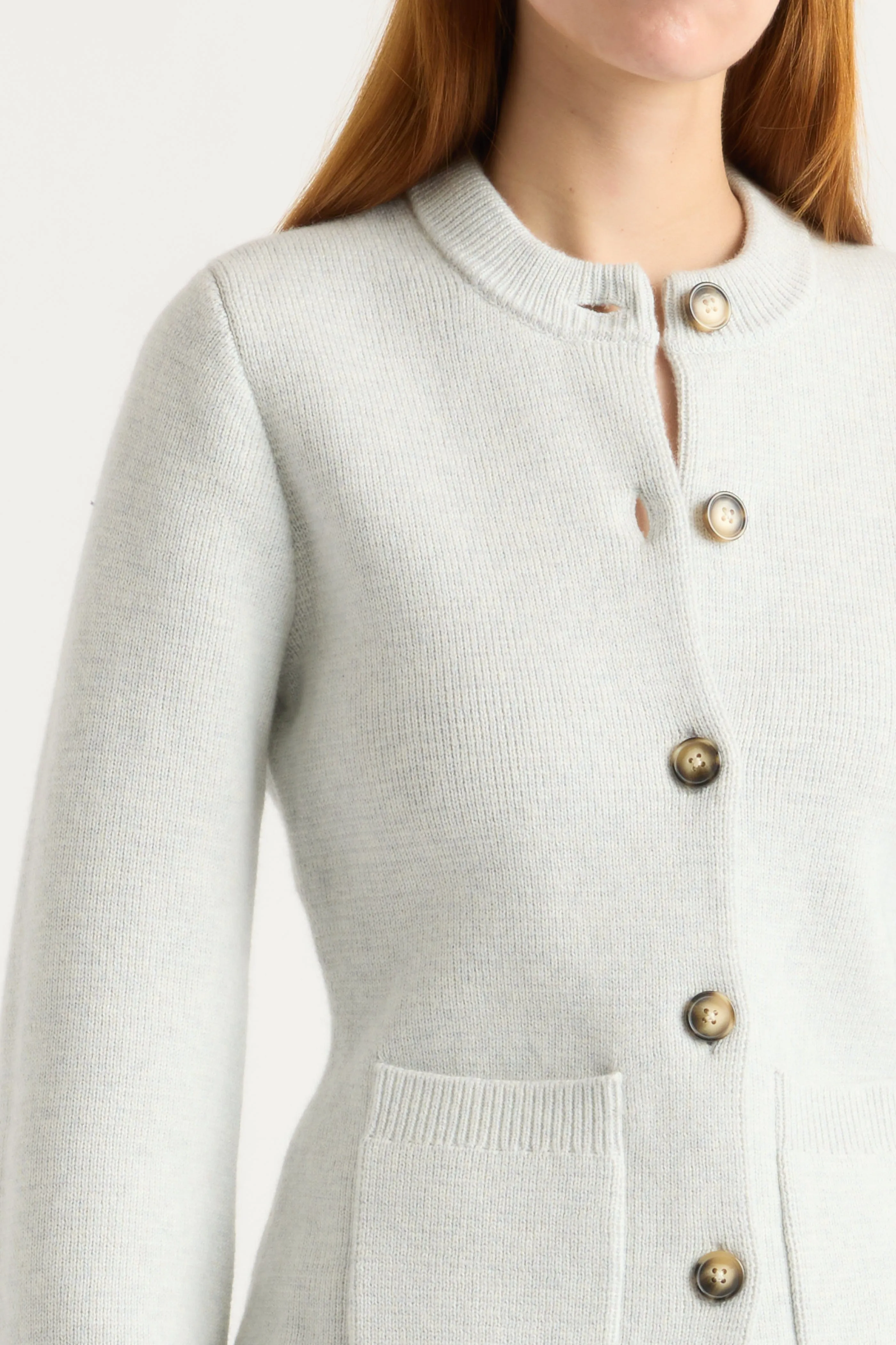 Eco Friendly Material Eames Organic Cotton-Wool Cardigan