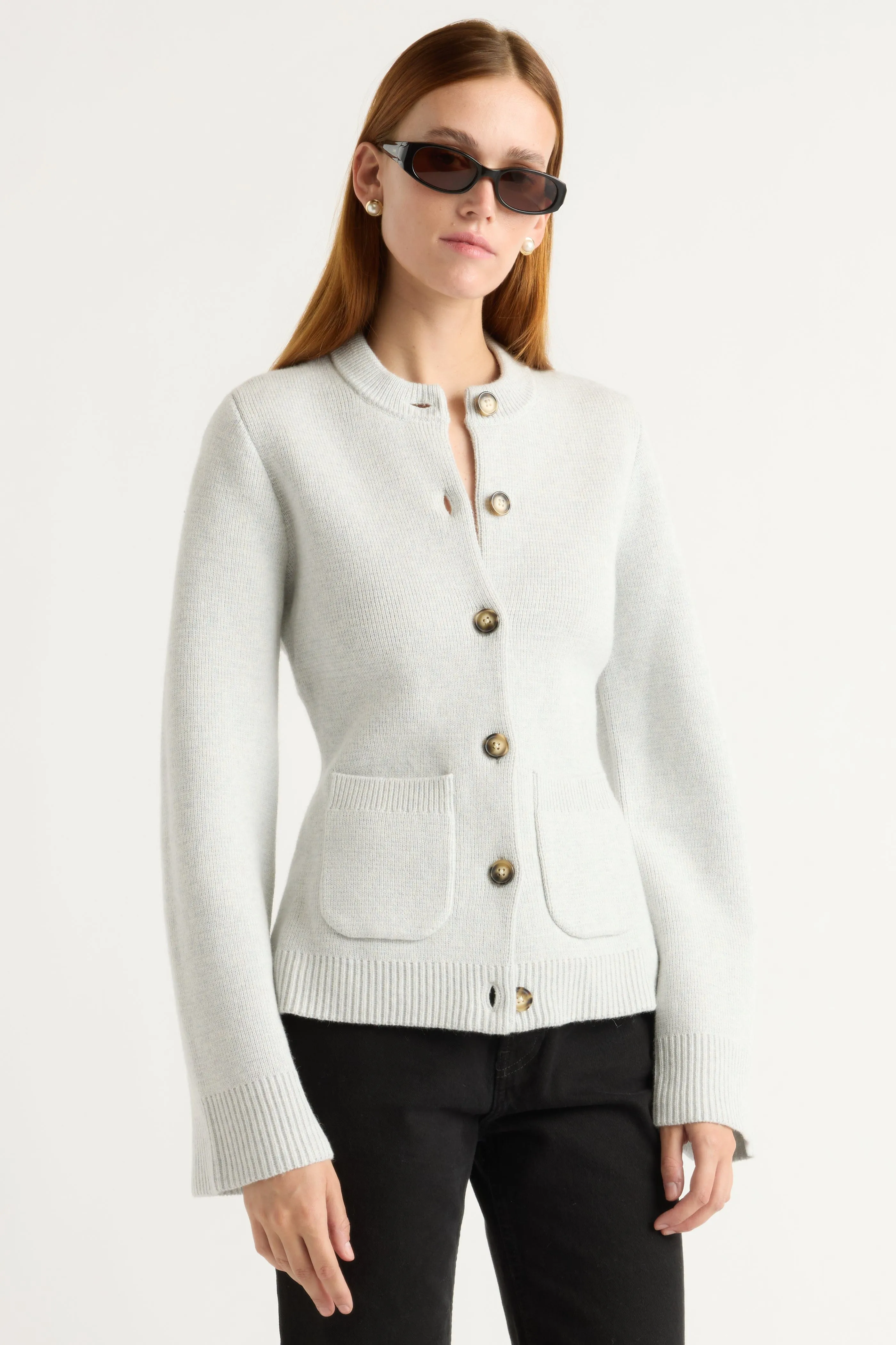 Comfy Style All Season Knit Eames Organic Cotton-Wool Cardigan