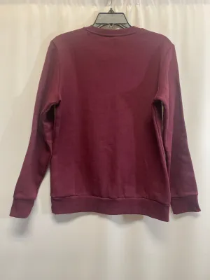 Timeless Look Trendy Design Athletic Sweatshirt Crewneck By Adidas In Purple, Size: M