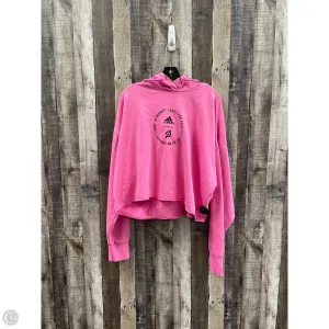 Modern Look Sweatshirt Hoodie By Adidas In Pink, Size: Xl
