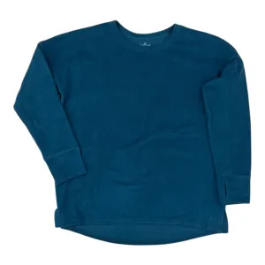 Sweatshirt Crewneck By Cuddl Duds In Blue, Size:M Trendy Trousers