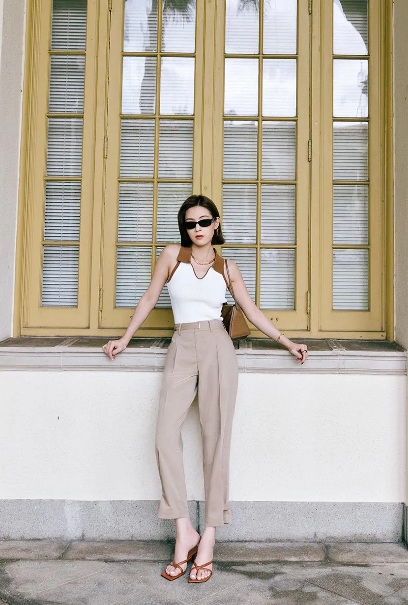 Romi Pants - Camel Holiday Glow