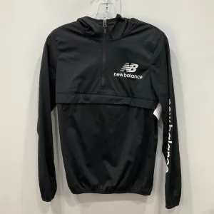 Boho Free Run Core Athletic Sweatshirt Hoodie By New Balance In Black, Size: S