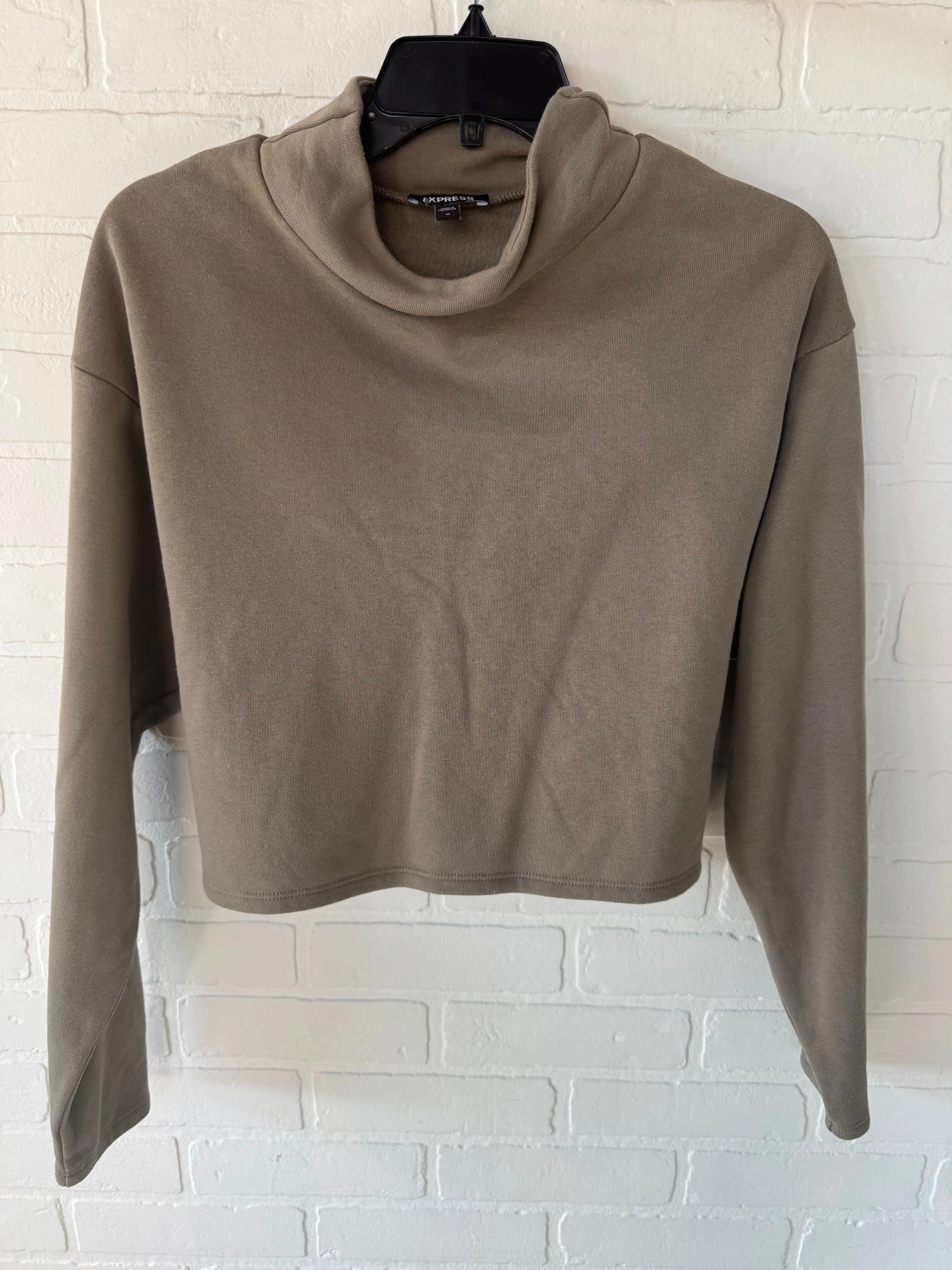 Sweatshirt Collar By Express In Brown, Size: M AdaptiveFit Global Edge