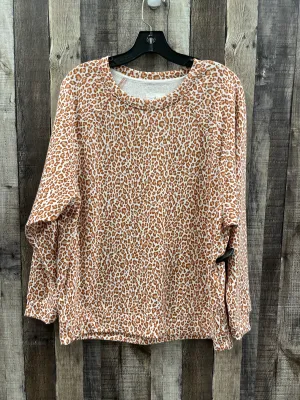 Sweatshirt Crewneck By Lou And Grey In Animal Print, Size: S Minimal Design
