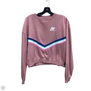 Athletic Sweatshirt Crewneck By Nike Apparel In Multi-colored, Size: S FlexibleFit Thermal Insulation