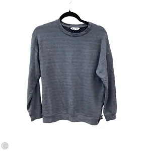 Motion Core Evening Chic Athletic Sweatshirt Collar By Athleta In Navy, Size: S