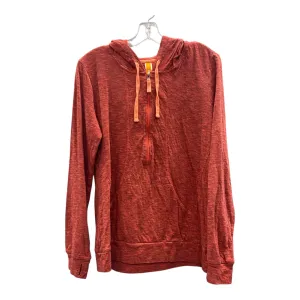 Athletic Sweatshirt Hoodie By Lucy In Red, Size:L Ethical Mode