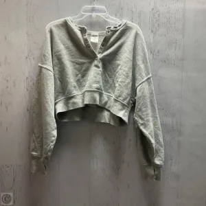 Romance Fit warm fleece Sweatshirt Crewneck By Aerie In Grey, Size: M