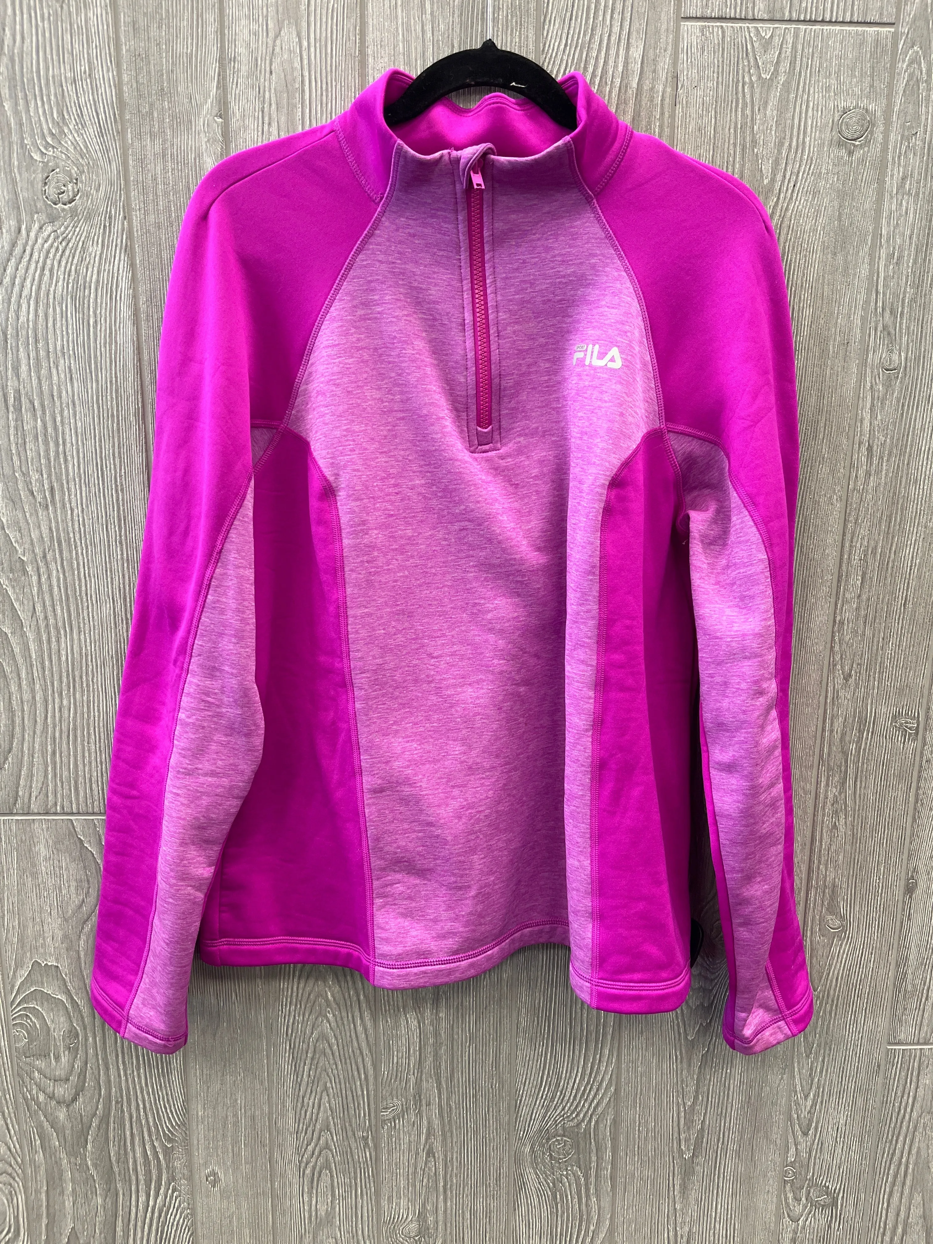 Sky Mood Light Fit Athletic Sweatshirt Collar By Fila In Purple, Size: Xl