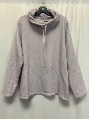 Road Look Sweatshirt Collar By Chaps In Purple, Size: Xxl