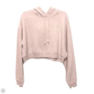 Athletic Sweatshirt Hoodie By Pink In Cream, Size: L Repair Fit